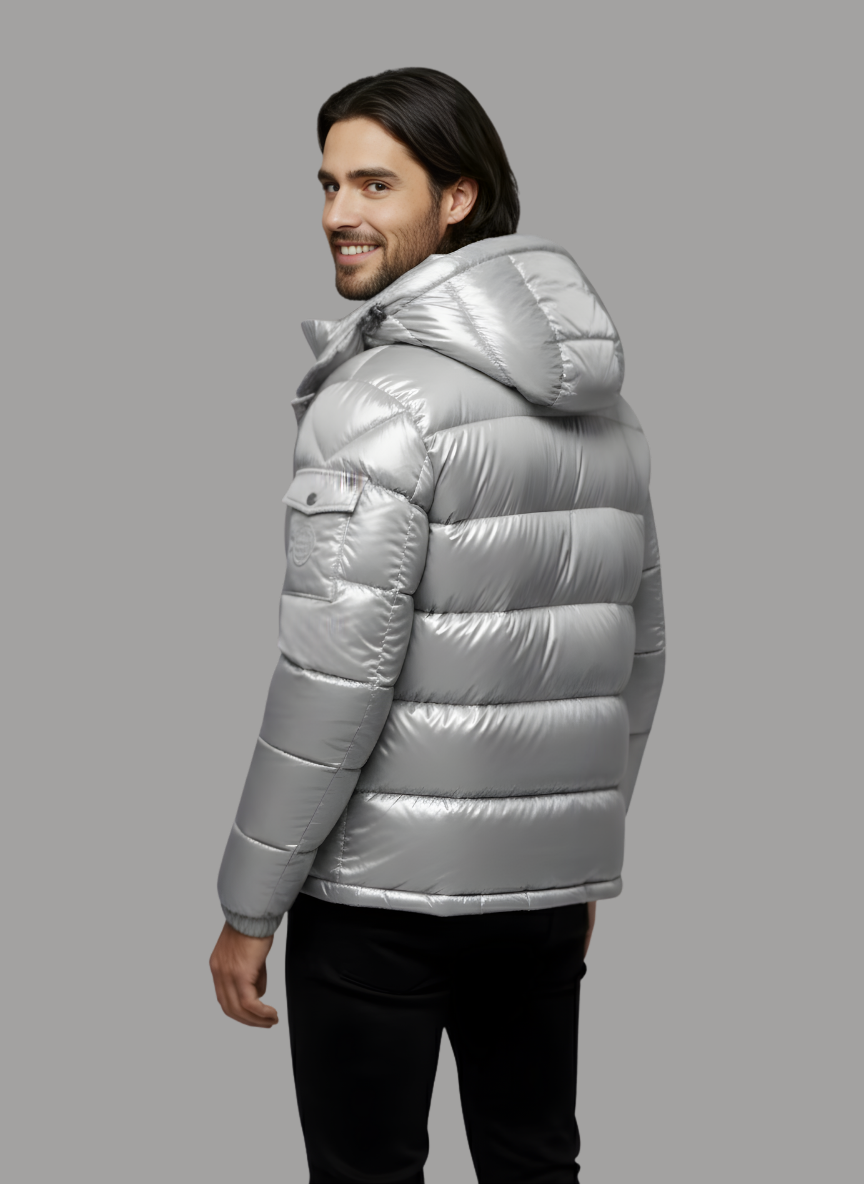 Julian Hooded Short Down Jacket