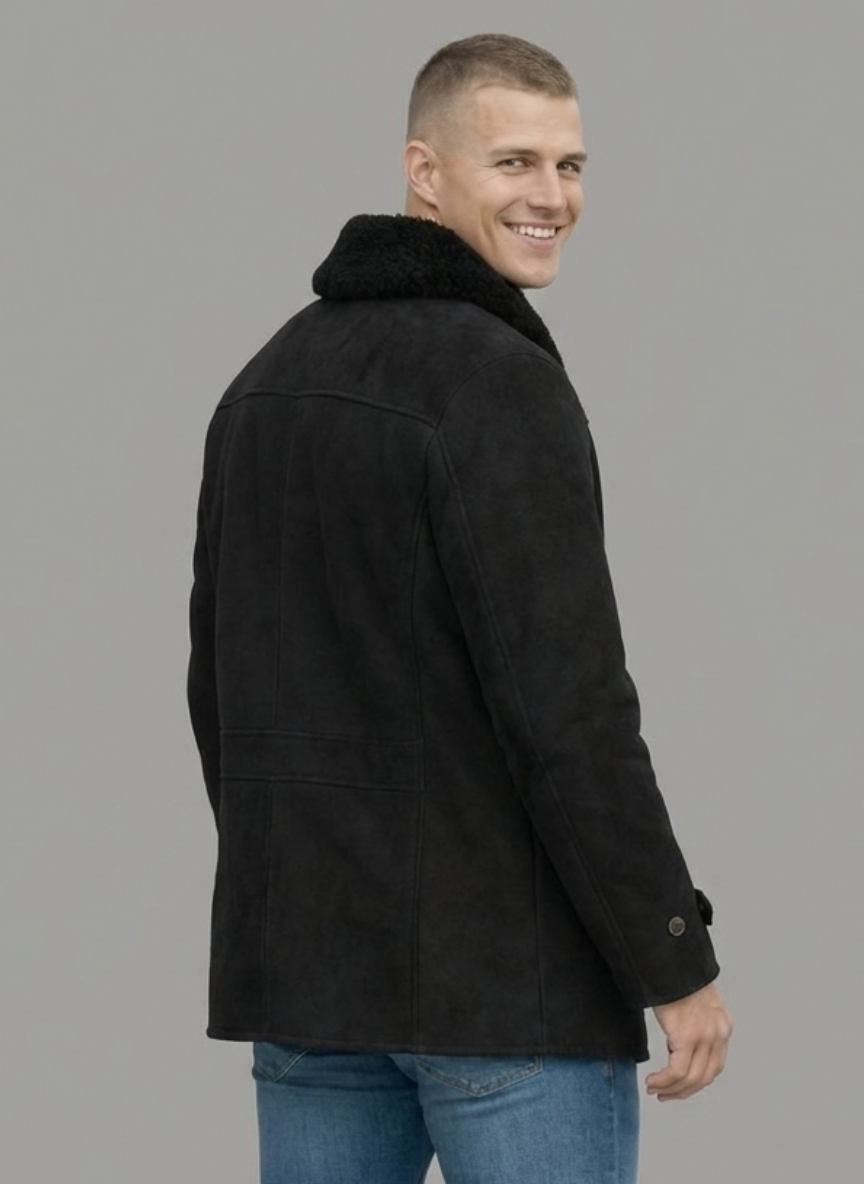 June Shearling Collar Corduroy Jacket