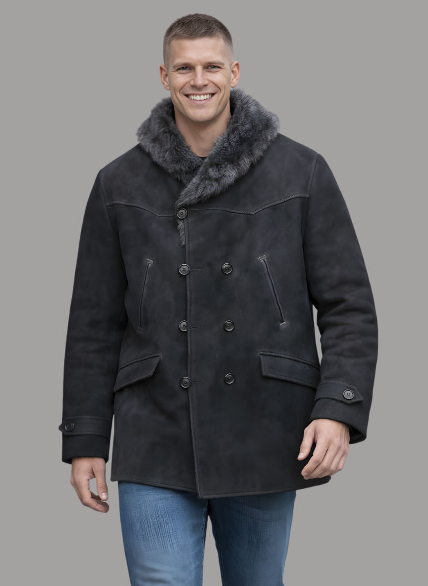 June Shearling Collar Corduroy Jacket