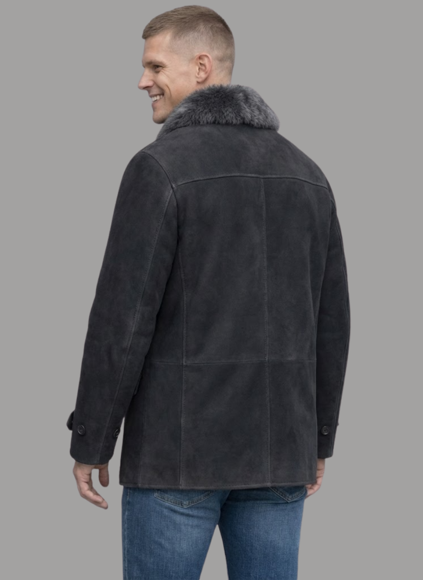 June Shearling Collar Corduroy Jacket