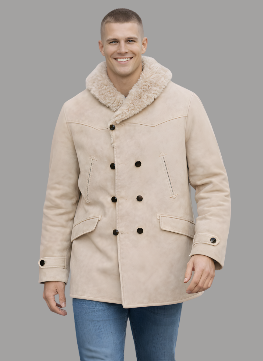 June Shearling Collar Corduroy Jacket