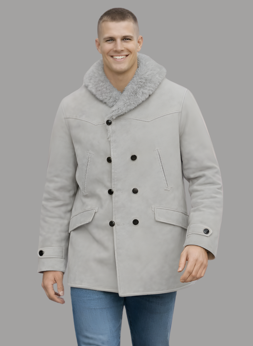 June Shearling Collar Corduroy Jacket