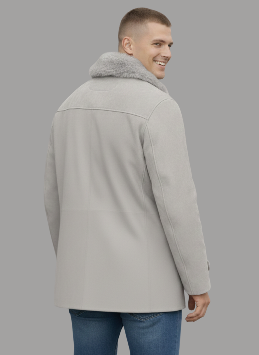 June Shearling Collar Corduroy Jacket