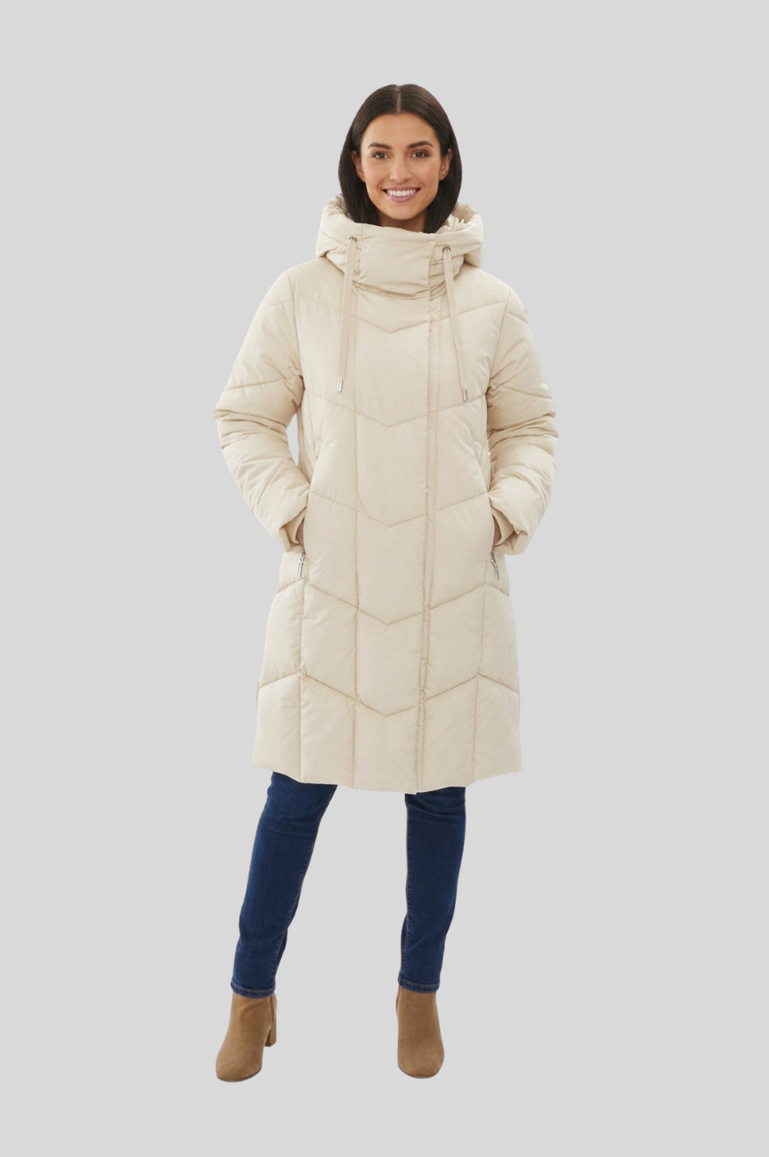 Jeny Linear Puffer Long