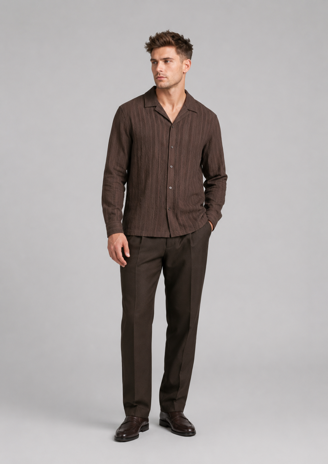 Jett Regular-Fit Long-Sleeved Resort Shirt
