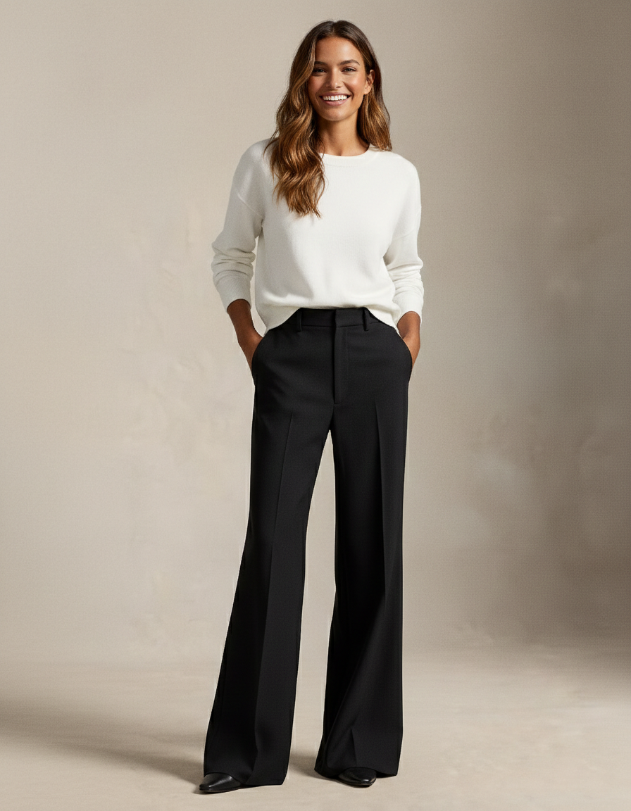 Jinx Stretch-Wool Beaton Pants
