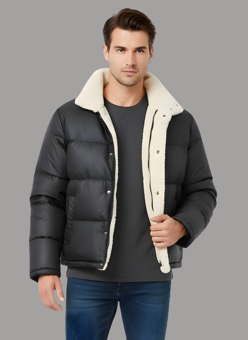 Kyle Teddy Fleece Puffer Jacket
