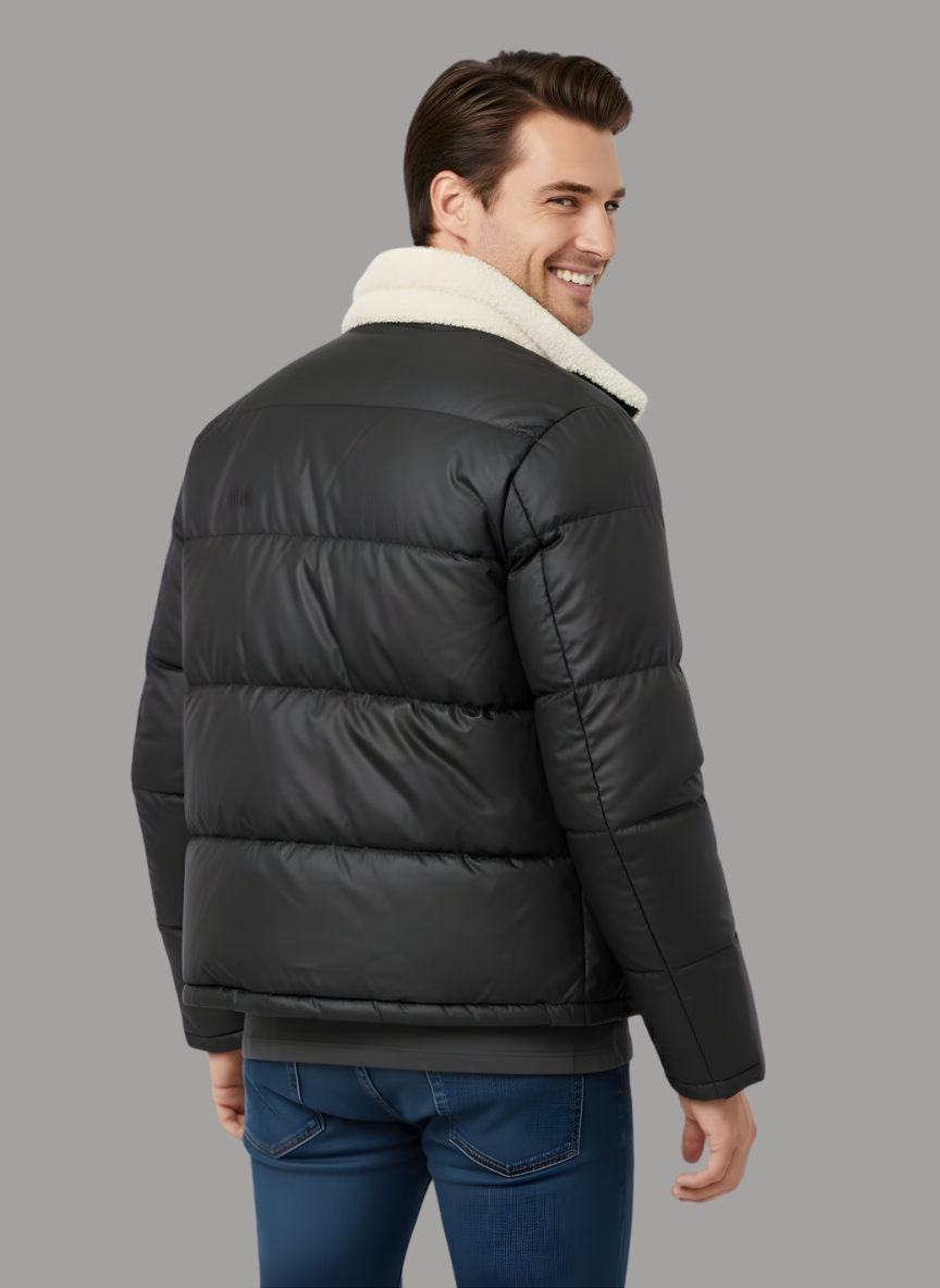 Kyle Teddy Fleece Puffer Jacket