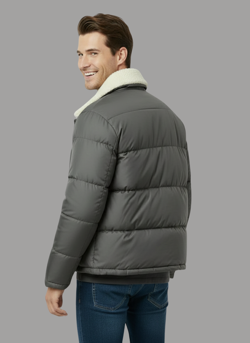 Kyle Teddy Fleece Puffer Jacket