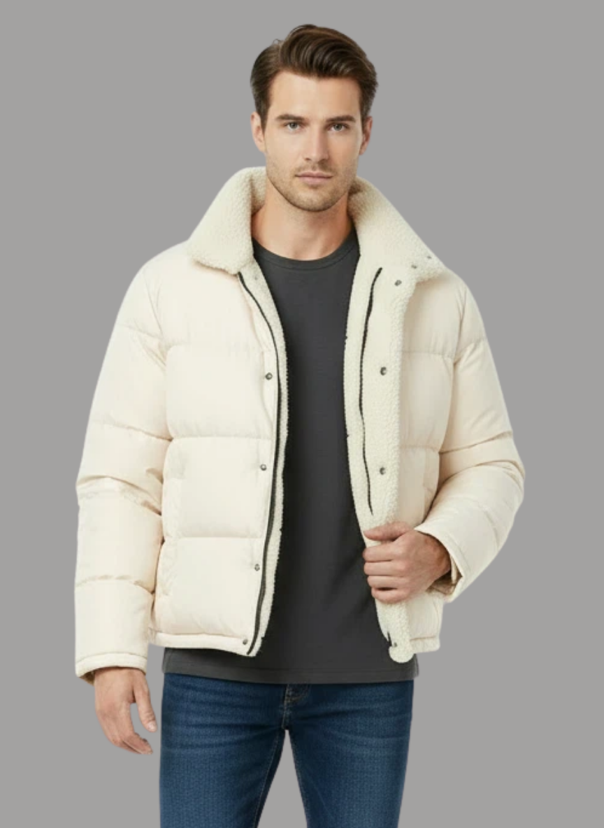 Kyle Teddy Fleece Puffer Jacket