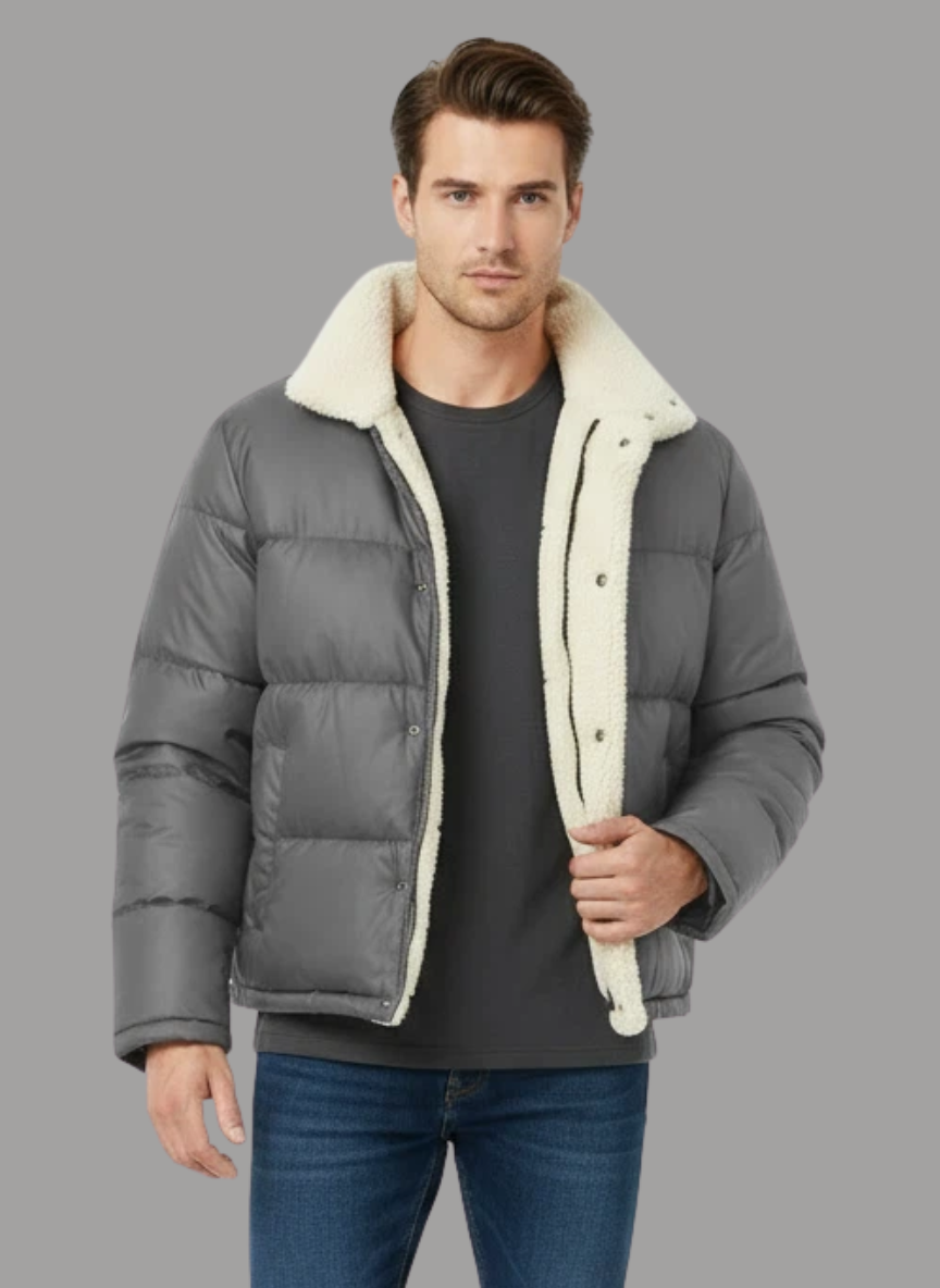 Kyle Teddy Fleece Puffer Jacket