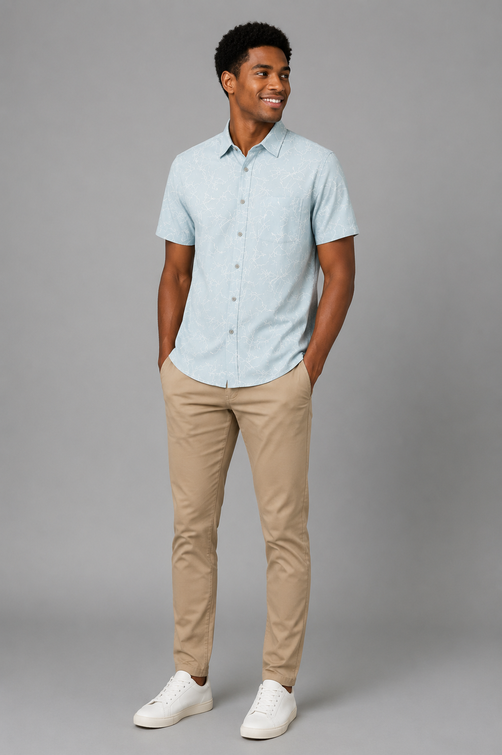 Kaizen Short Sleeve Bridge Button Down