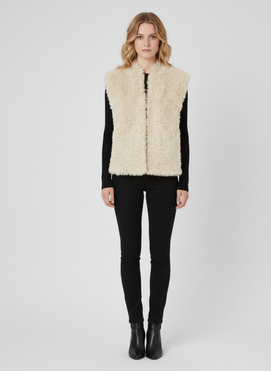 Loran Oversized Sherpa Vest