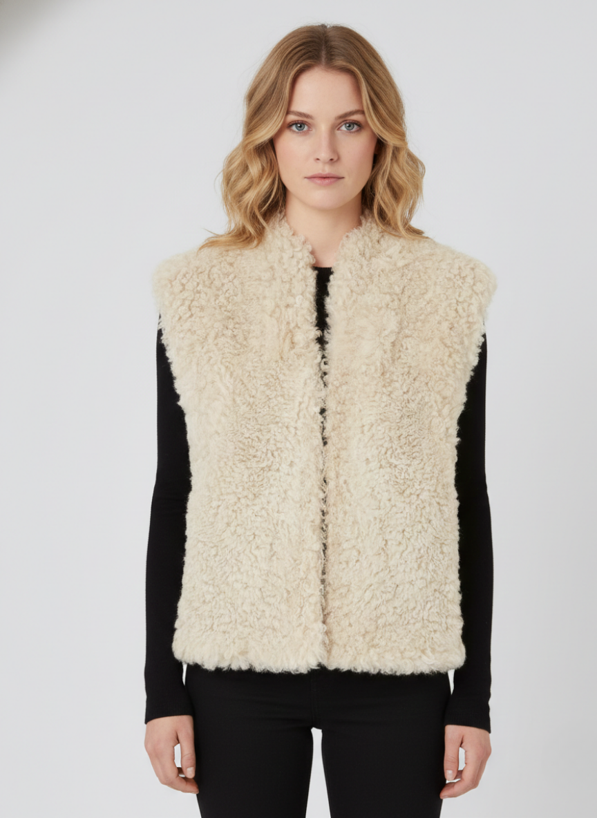 Loran Oversized Sherpa Vest