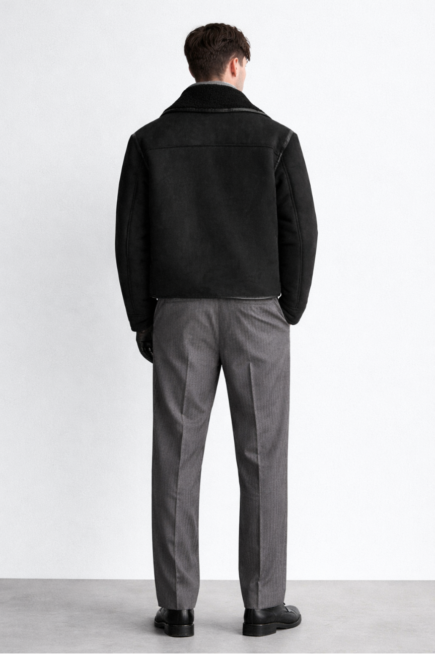 Luppi Double-faced Faux Suede Jacket