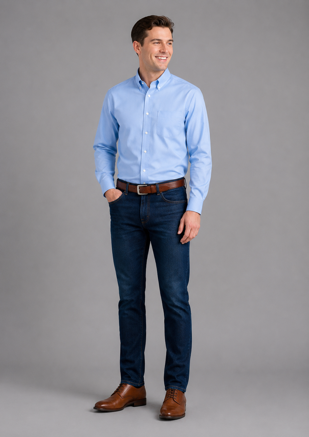Leandro Wrinkle Free Solid Classic Fit Shirt