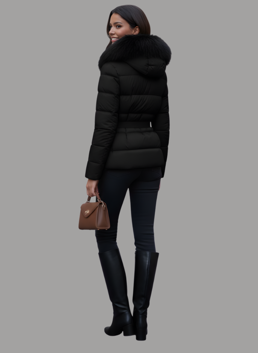 Montenegro Hooded Shearling Trimmed Jacket