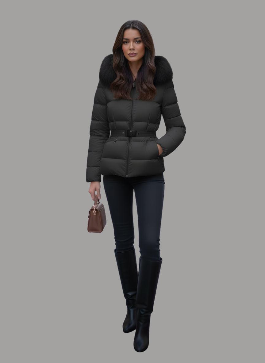 Montenegro Hooded Shearling Trimmed Jacket