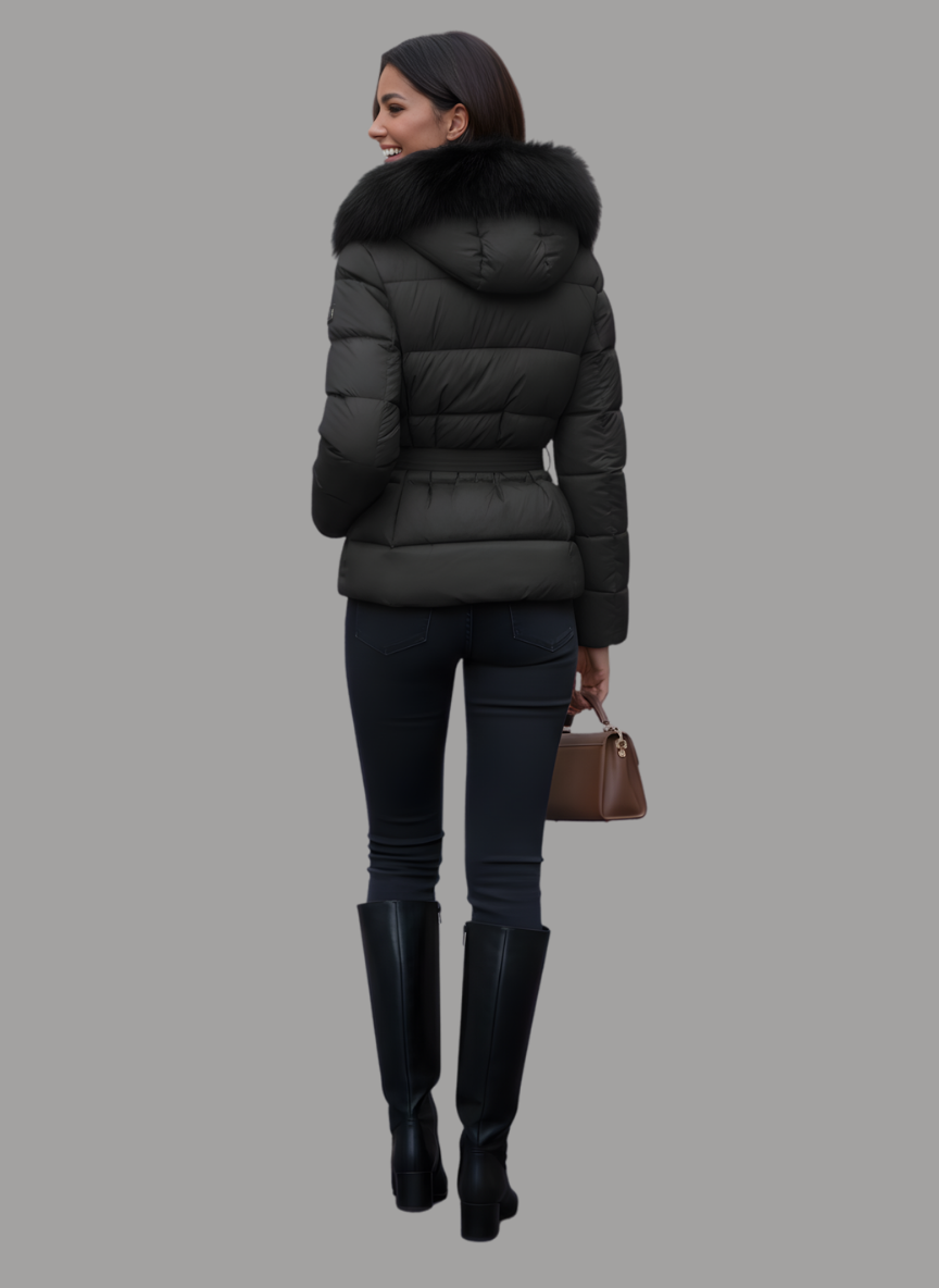 Montenegro Hooded Shearling Trimmed Jacket