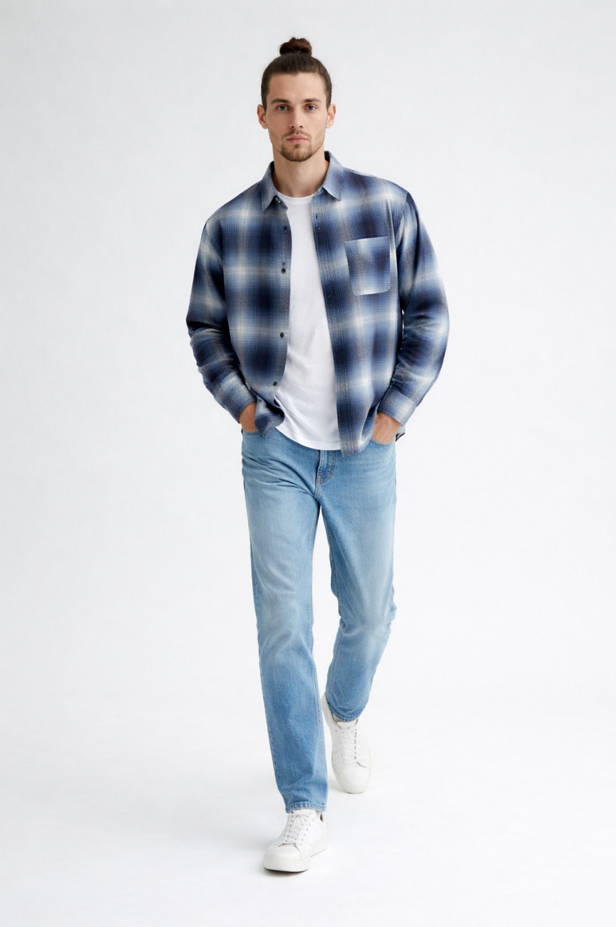 Maastricht Loose-Fit Flannel Shirt