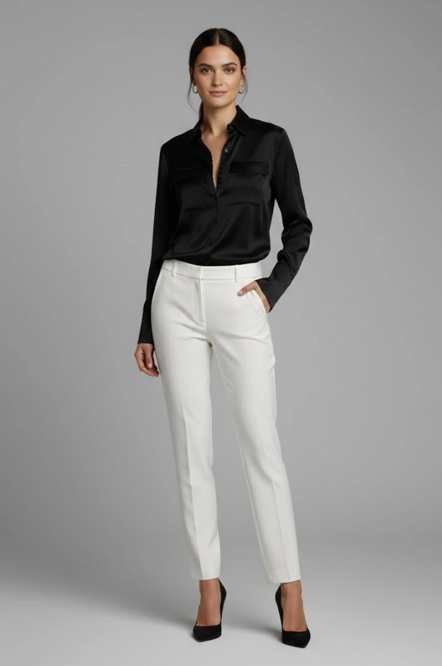 Magnolia Silk Utility Shirt