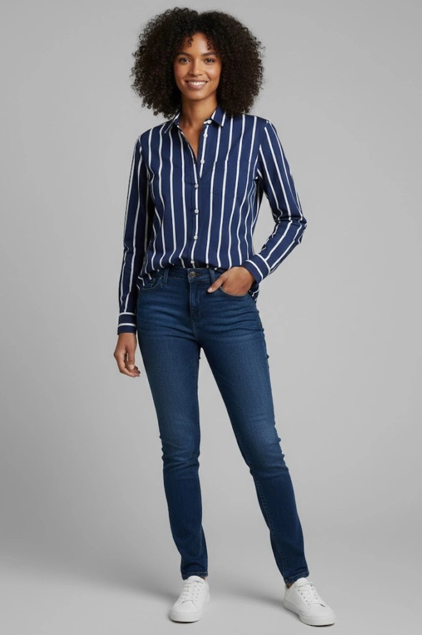 Marion Lightweight Cotton-blend Shirt In Signature Fit