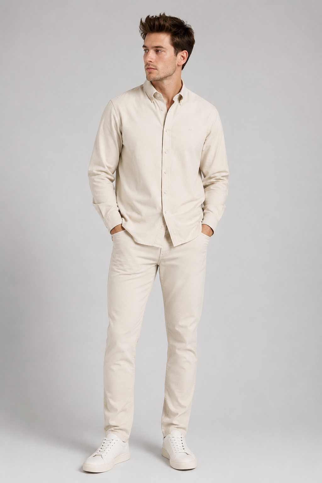 Maxim Authentic Button-down Garment Dye Shirt
