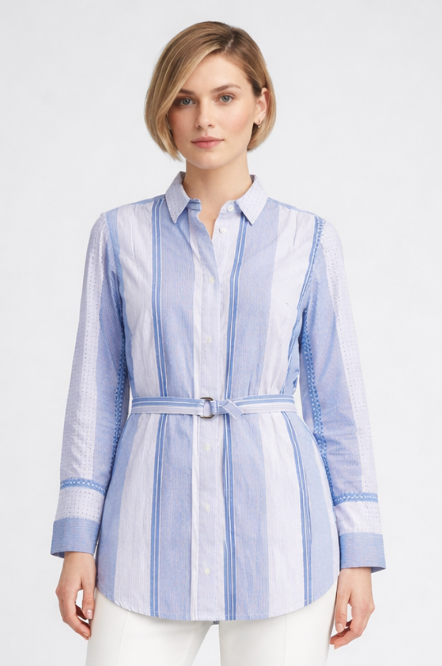 Mirae Belted Tunic Shirt