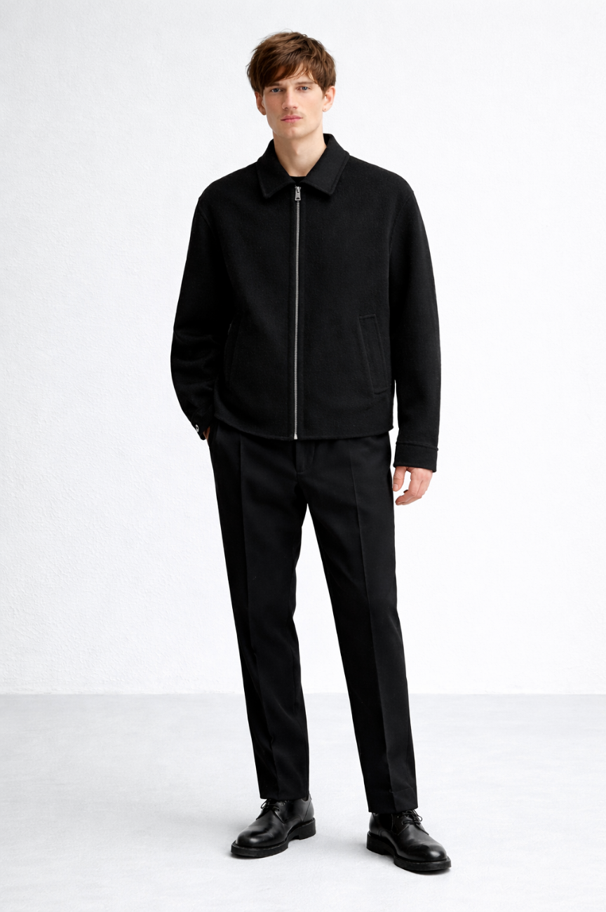 Nelliel Wool Zippered Jacket