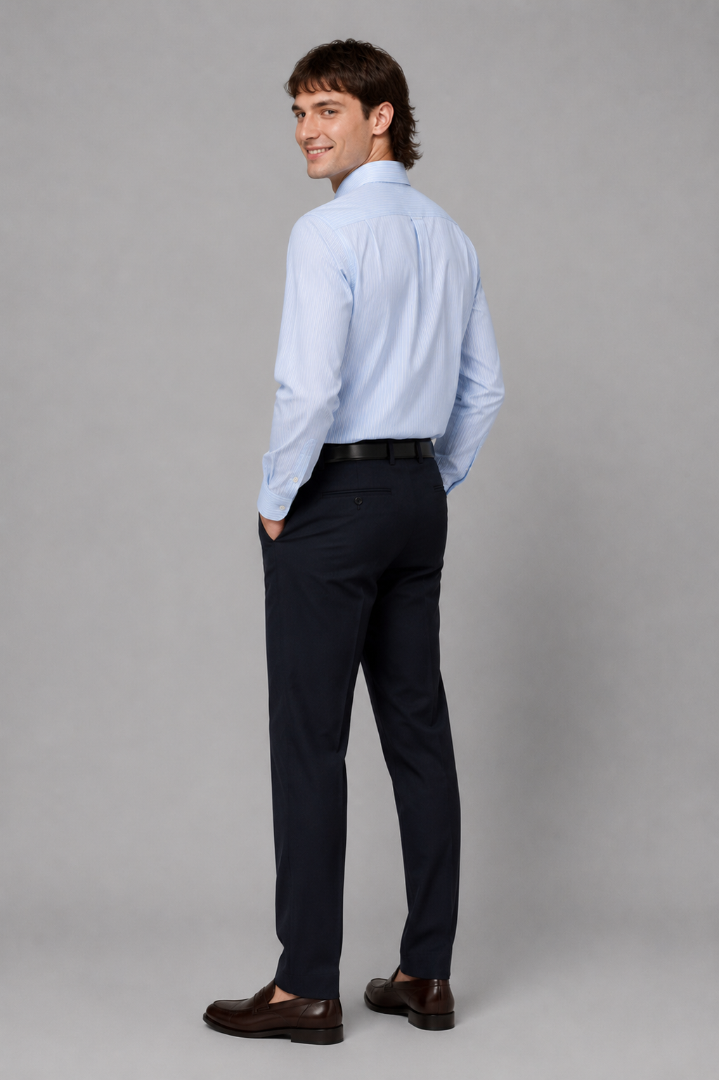Nero Regular Fit Easy-Iron Shirt
