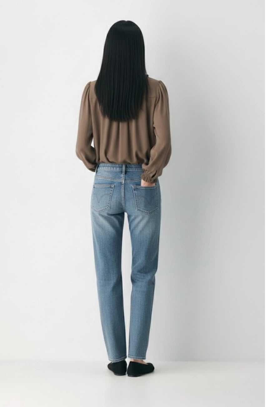 Nexa Chiffon Ruffle Collar Blouse