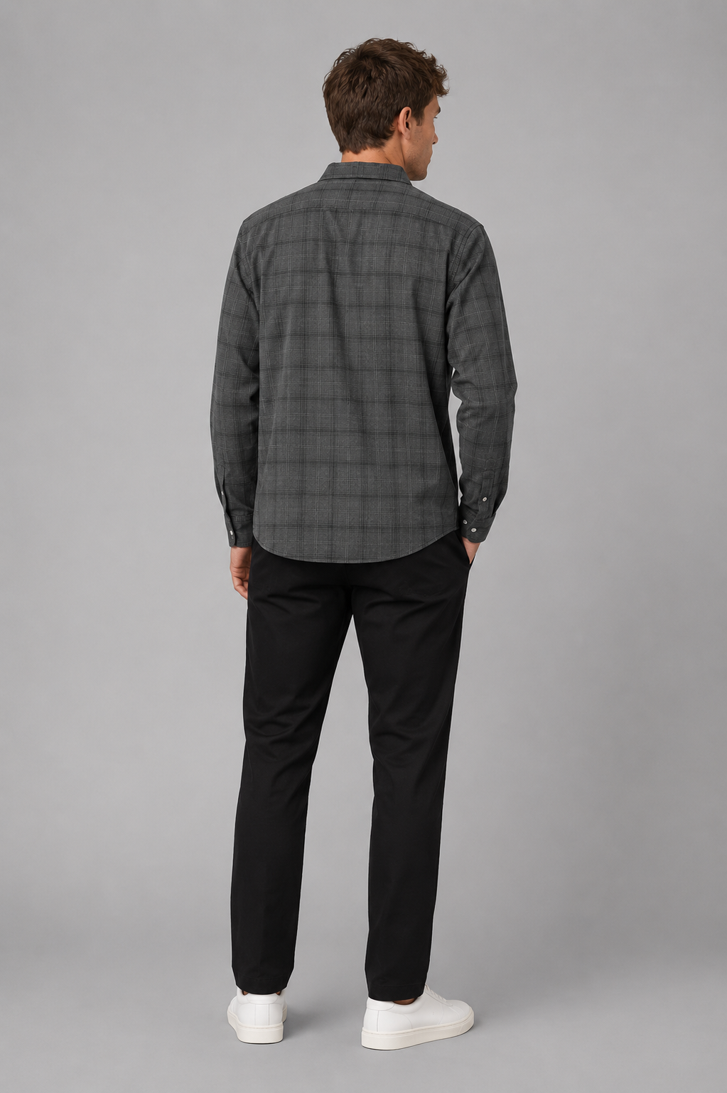 Nicolo Long Sleeve Plaid Button Down Shirt