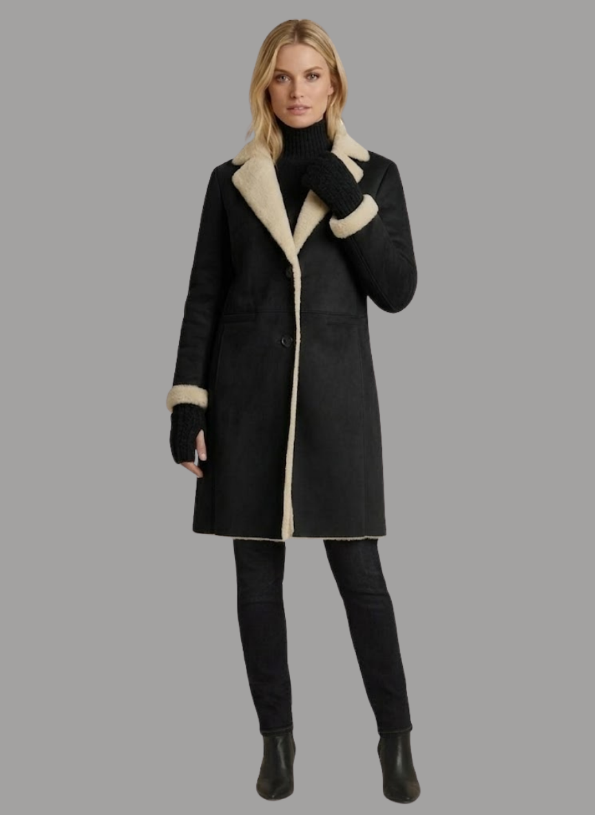 Perth Trench Coat with Fingerless Gloves