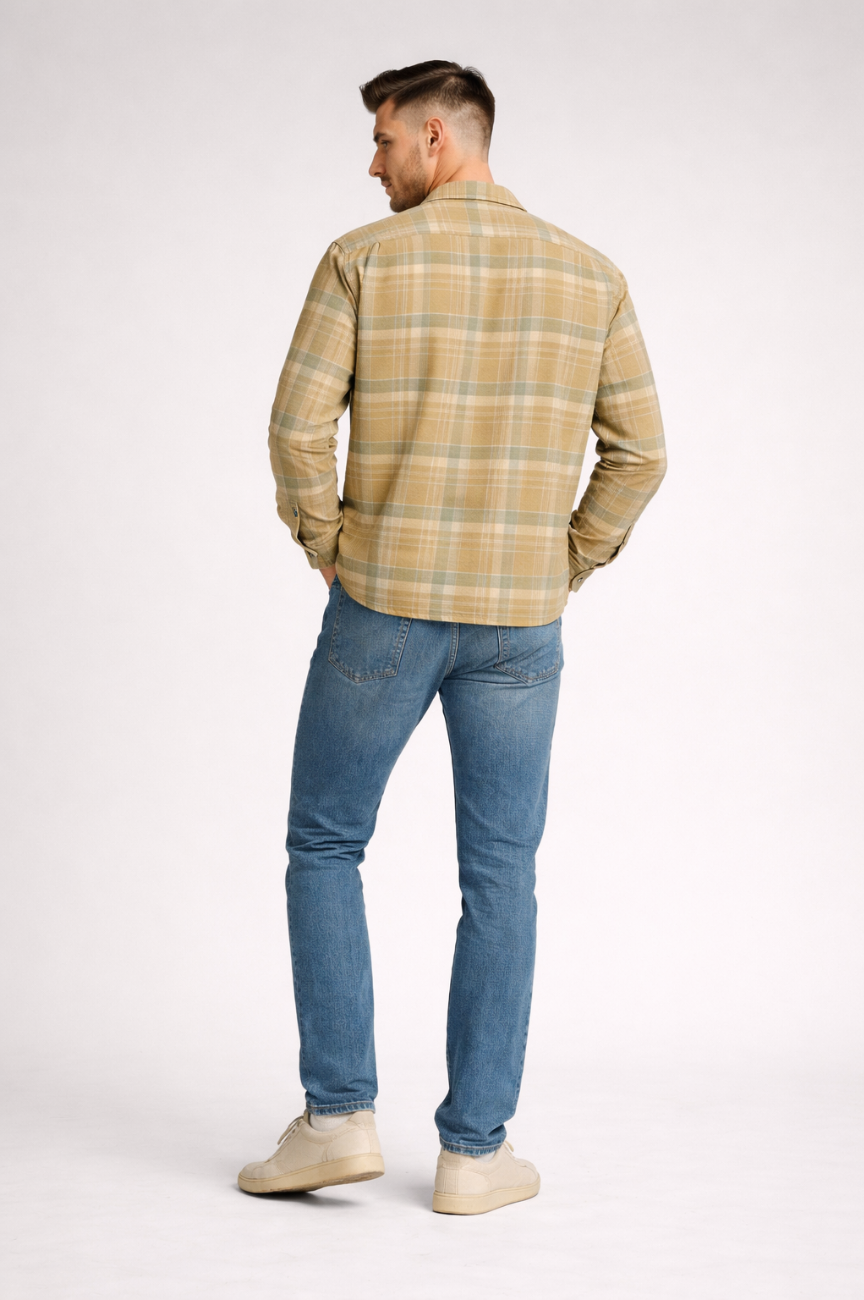 Preston Flannel Camp Shirt