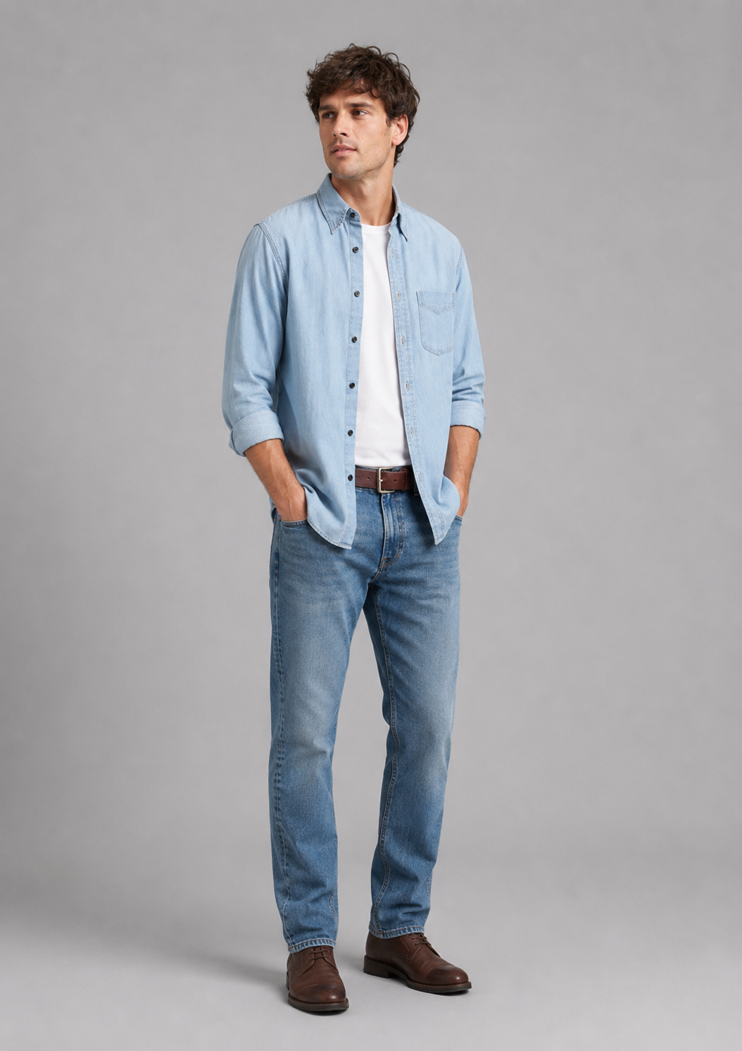Princeton Standard-Fit Chambray Shirt