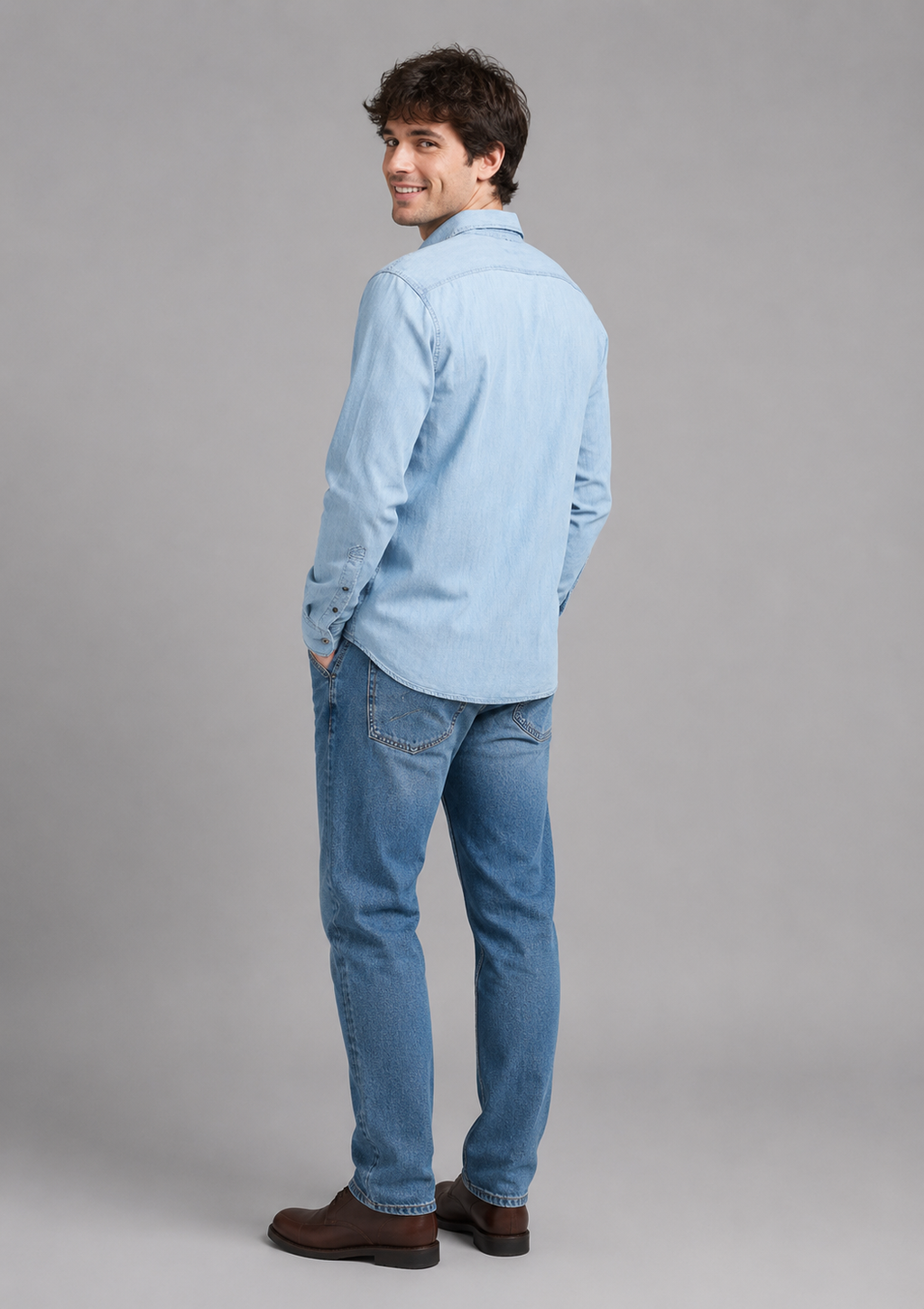 Princeton Standard-Fit Chambray Shirt