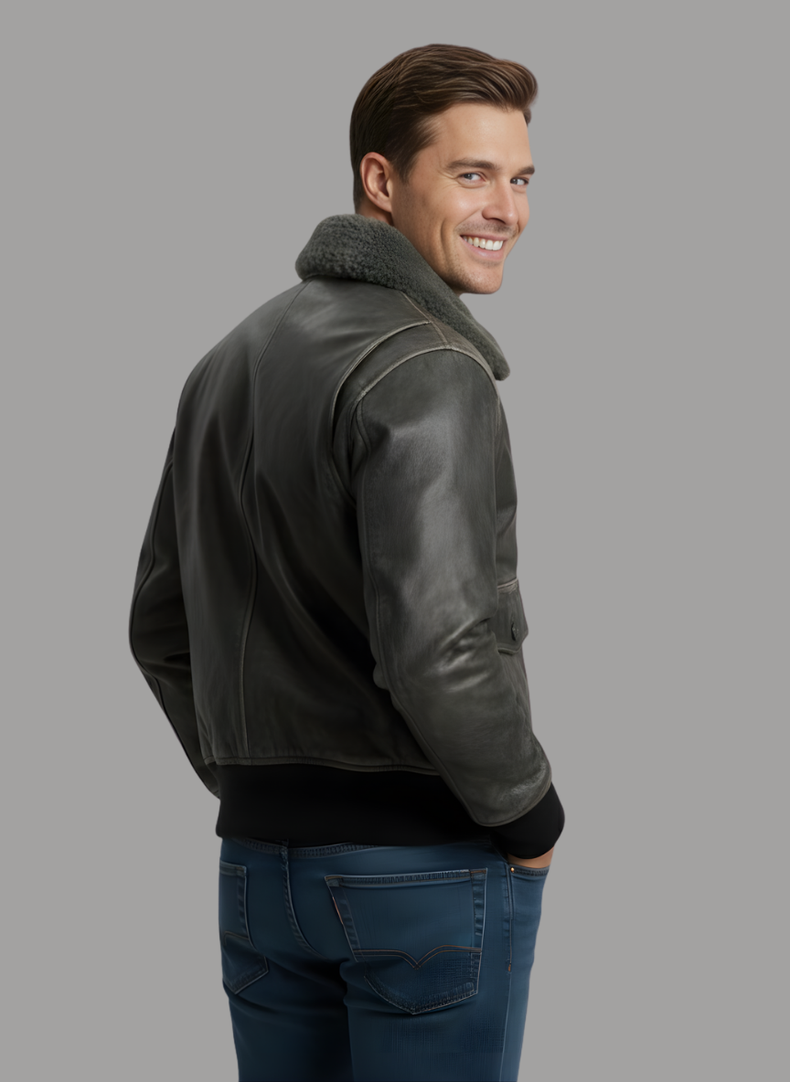 Rick Vintage Style Leather Jacket