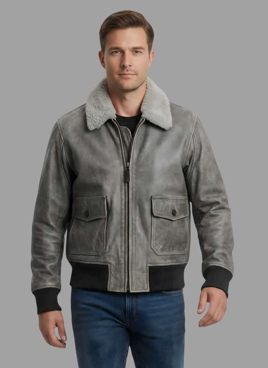 Rick Vintage Style Leather Jacket