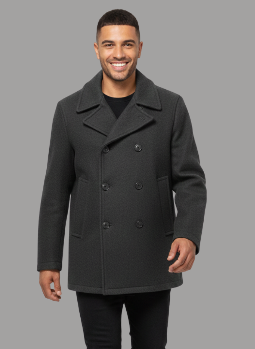 Roger Double Breasted Peacoat