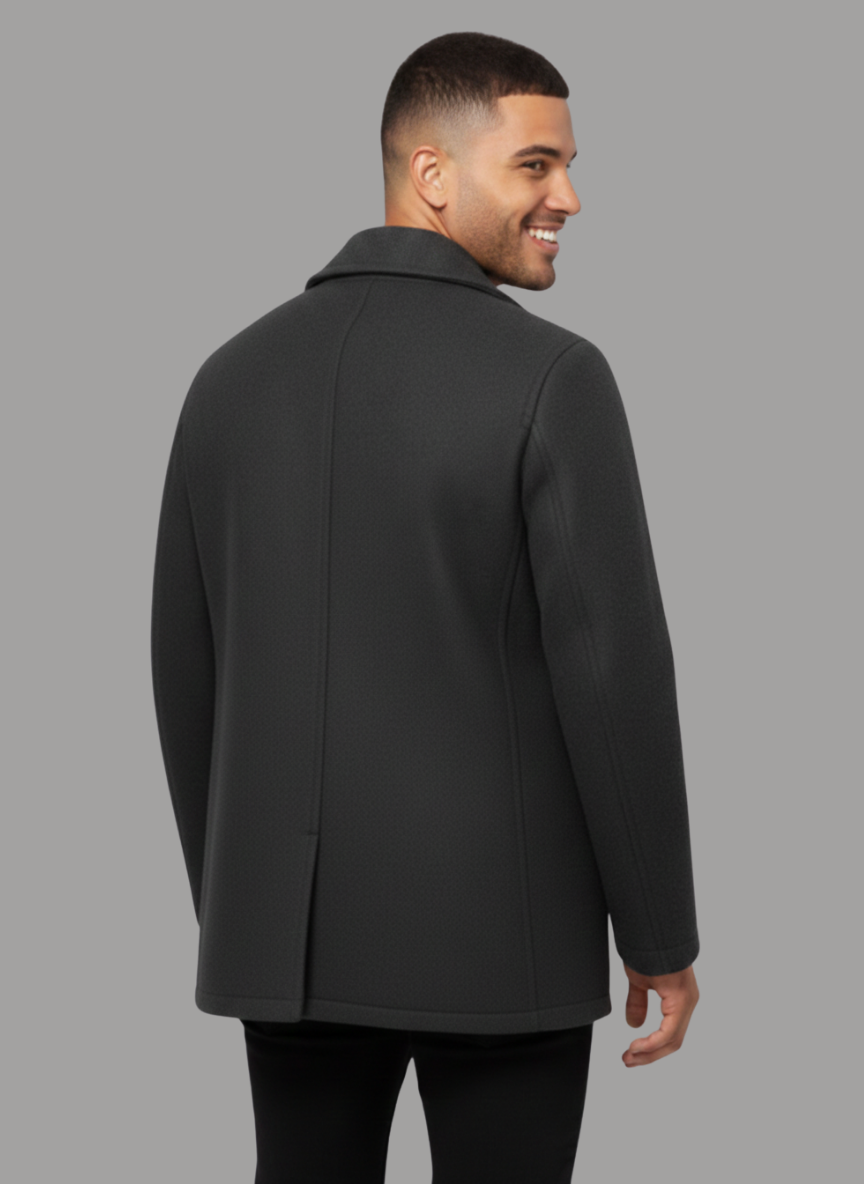 Roger Double Breasted Peacoat