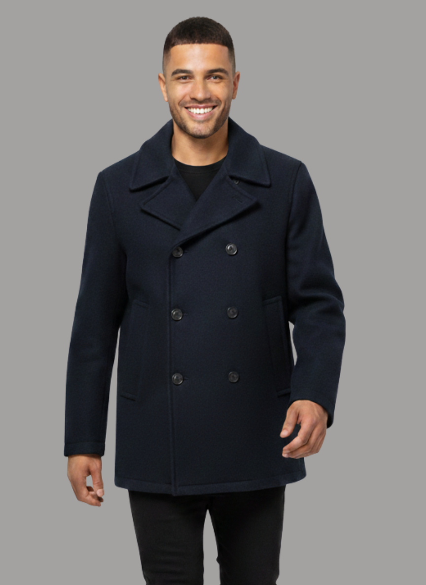Roger Double Breasted Peacoat