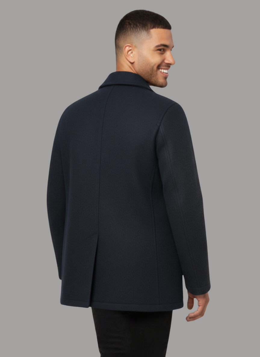 Roger Double Breasted Peacoat