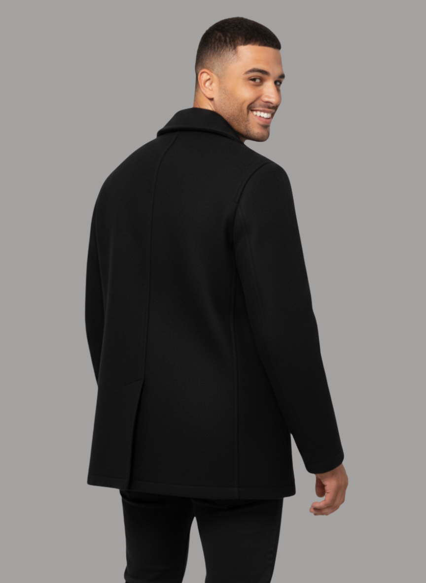 Roger Double Breasted Peacoat