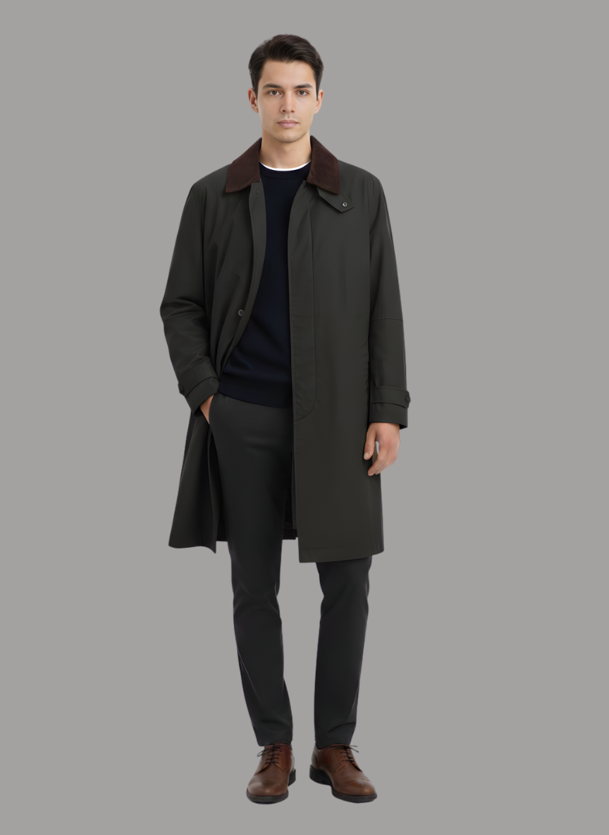 Rutherford Faux Suede Overshirt