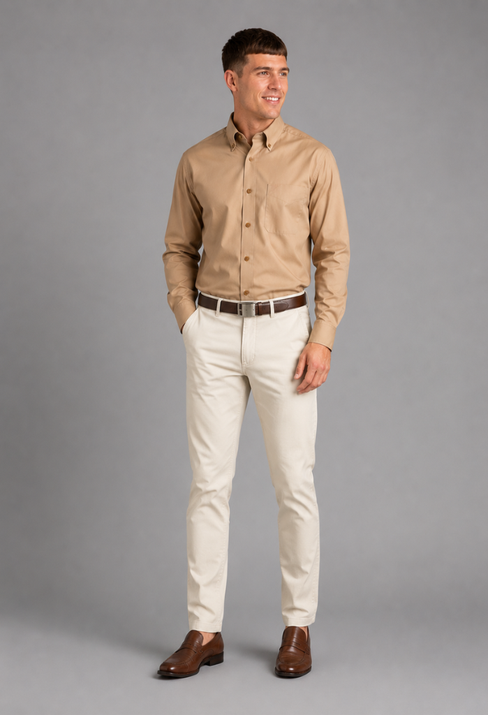 Ronan Solid Twill Classic Fit Shirt