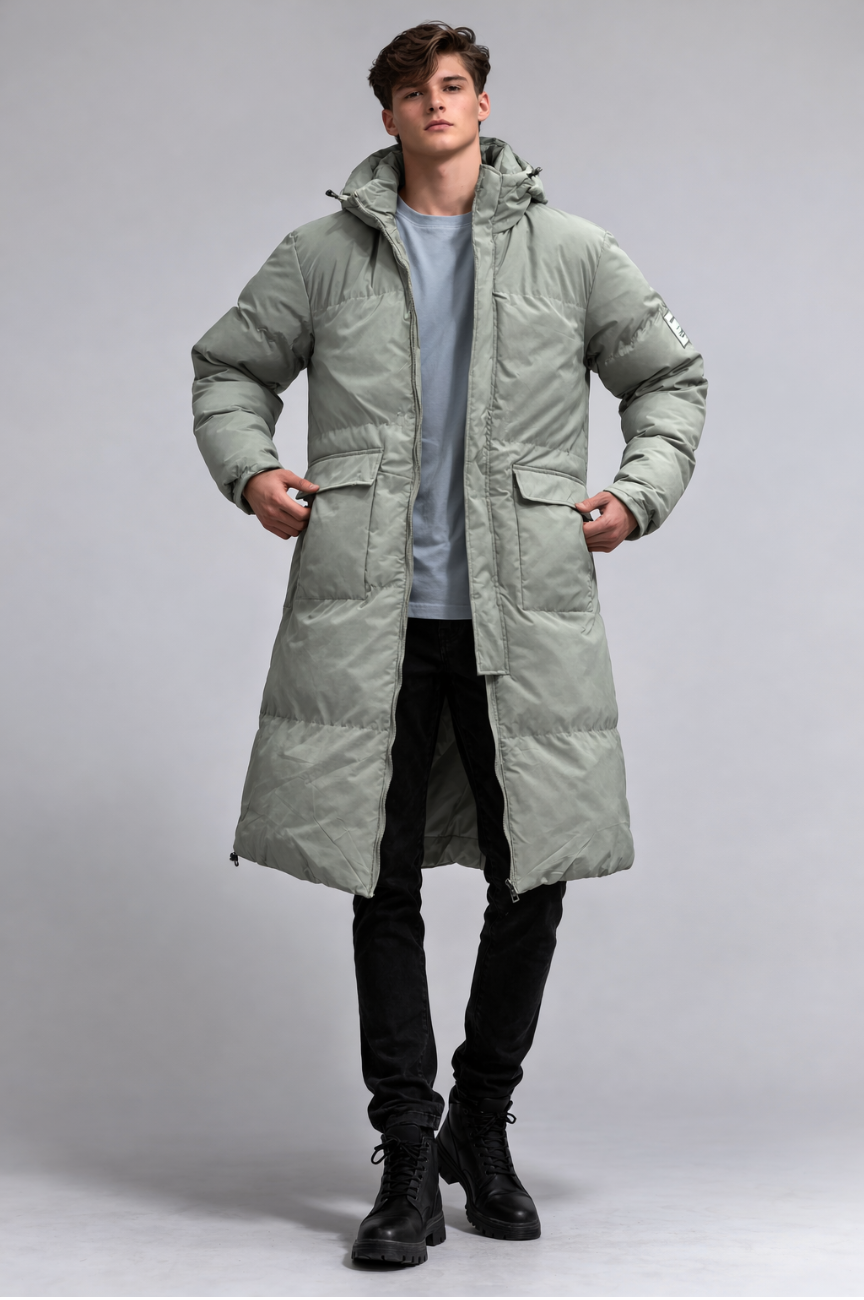 Rovaniemi Men’s Sage Longline Padded Expedition Coat