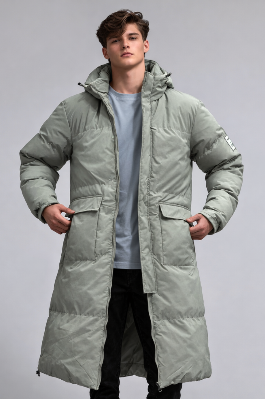 Rovaniemi Men’s Sage Longline Padded Expedition Coat