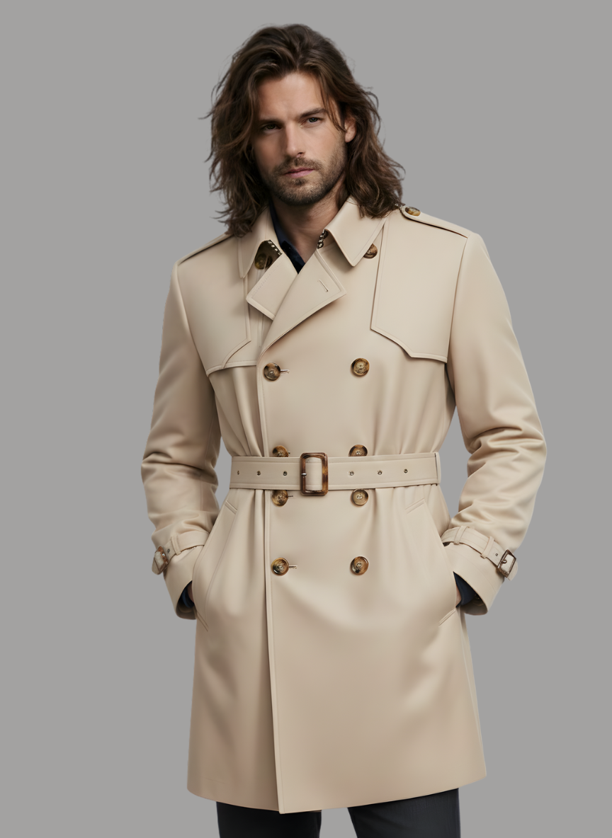 Simon Wool Belted Coat