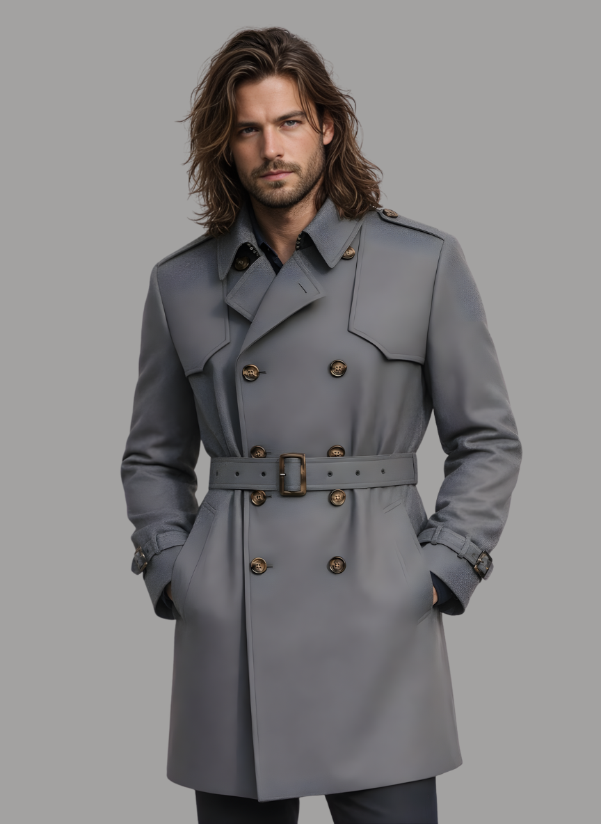 Simon Wool Belted Coat