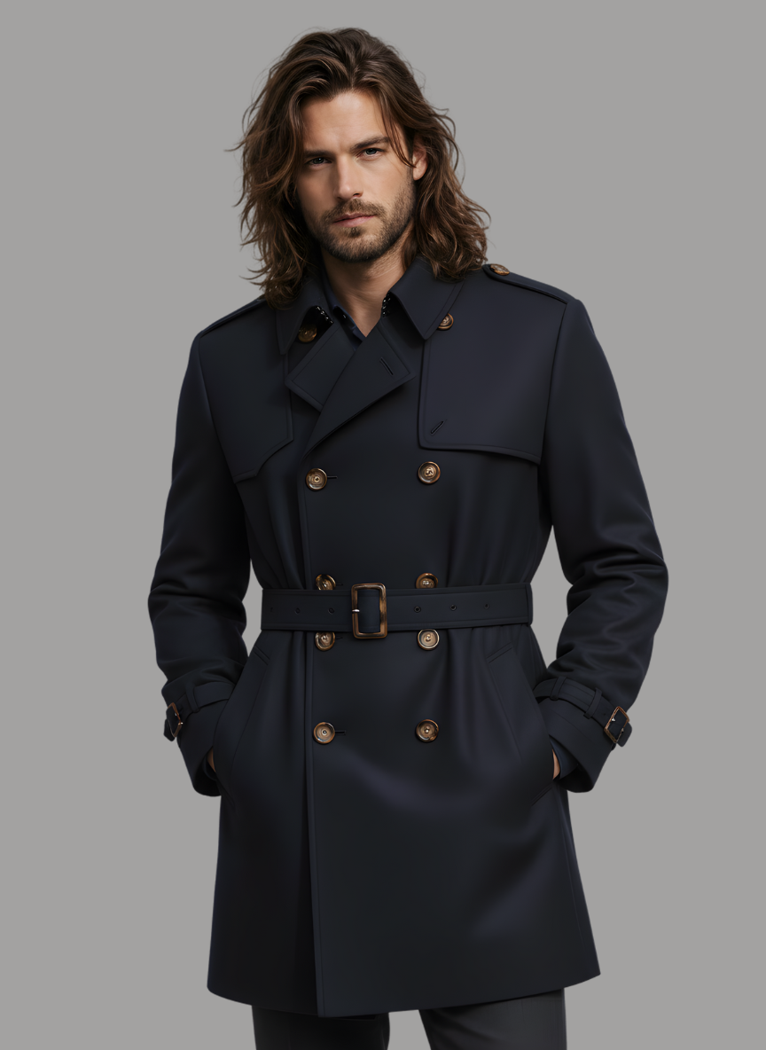 Simon Wool Belted Coat